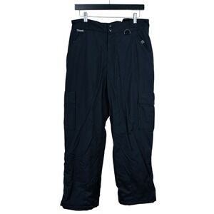 Polar Edge Thinsulate Snow Pants Black M Mens Jet Black Baggy Wide‎ Leg